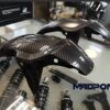 Madpony Front Carbon Fiber Fender – Matt Finish Trident 660 - Image 2