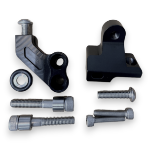 Steering damper bracket - Triumph bobber black (dual front brake)
